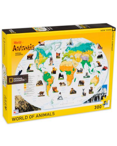 Puzzle New York Puzzle de 300 piese - Lumea animalelor - 1