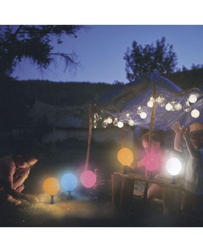 Eurekakids - Balon cu LED-uri cu 20 de ore de lumină, 25 cm, asortiment - 4