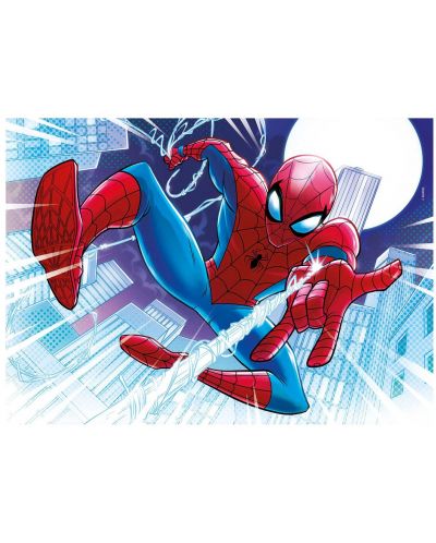 Puzzle Clementoni luminos din 104 piese - Spider-Man - 2