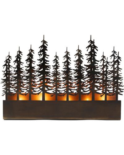 Philippi - Suport de lumânări Bosque, 29 x 8 x 10 cm, negru - 2