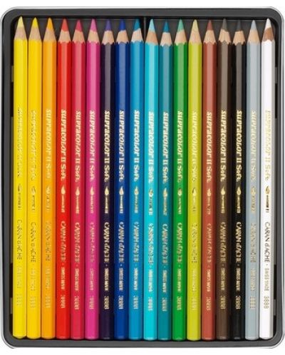 Set creioane colorate Caran d'Ache Supracolor, 18 culori - 2