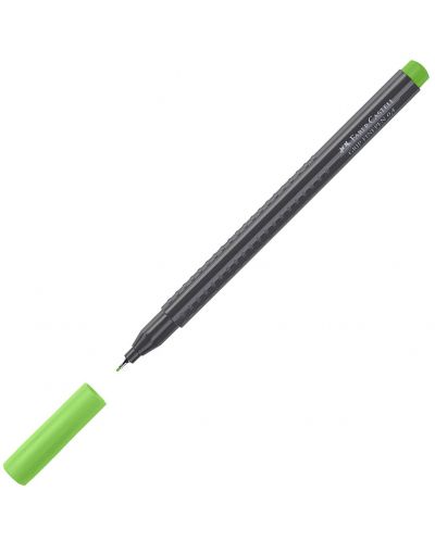 Fineliner Faber-Castell Grip - Verde ierbos, 0.4 mm - 1