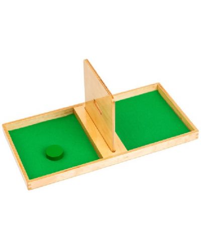 Montersori Smart Baby Board - Cu jeton de împingere, verde - 1