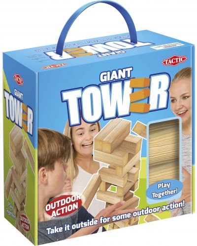 Joc de petrecere Tactic - Giant Tower, pentru joaca in aer liber - 1