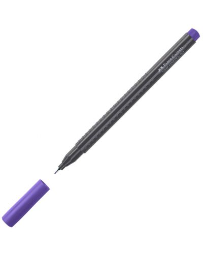Fineliner Faber-Castell Grip - Mov inchis, 0.4 mm - 1