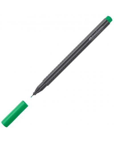 Liner Faber-Castell Grip - Verde smarald, 0.4 mm - 1