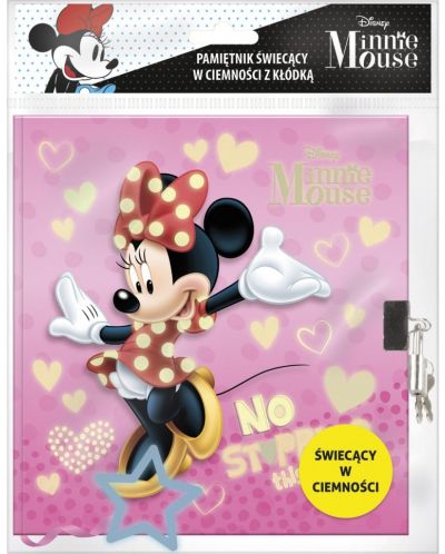Jurnal secret Derform Disney - Minnie Mouse, strălucitor - 1