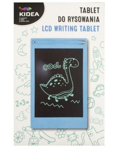 Tableta pentru desenat Kidea - LCD display, albastra - 3