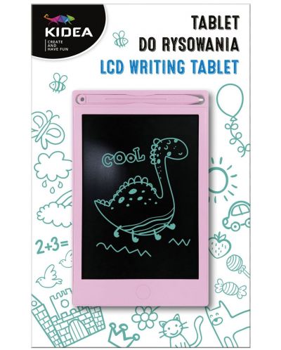 Tableta pentru desenat Kidea - LCD display, roz - 3