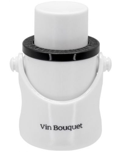 Dop de șampanie cu pompă 2 în 1 Vin Bouquet - VB FIT 1159, alb - 1
