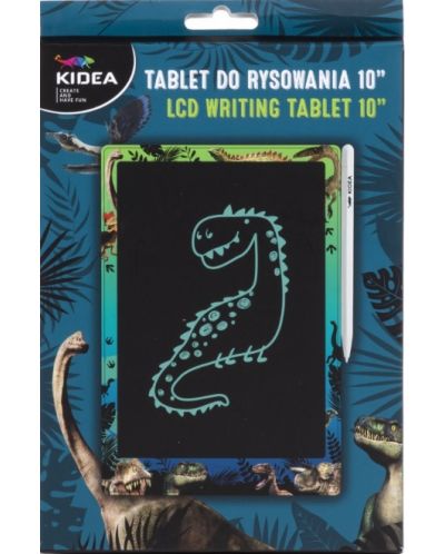 Tableta de desen Kidea - display LCD, 10'', dinozaur - 1