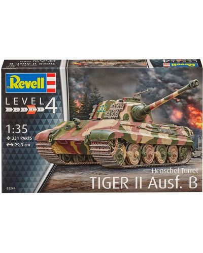Model asamblabil Revell - Tanc Tiger II Ausf. B (03249) - 1