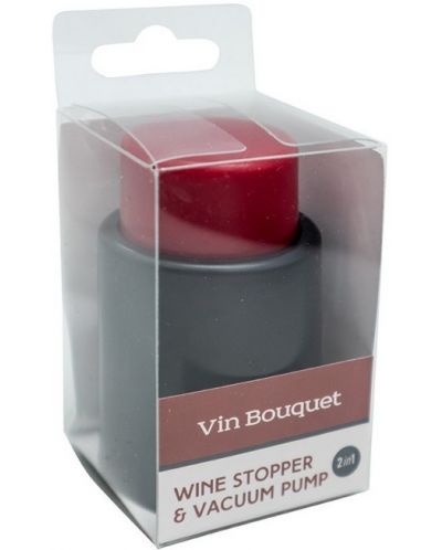 Dop de sticle Vin Bouquet - De Vacio, cu pompă de vacuum, sortiment - 3