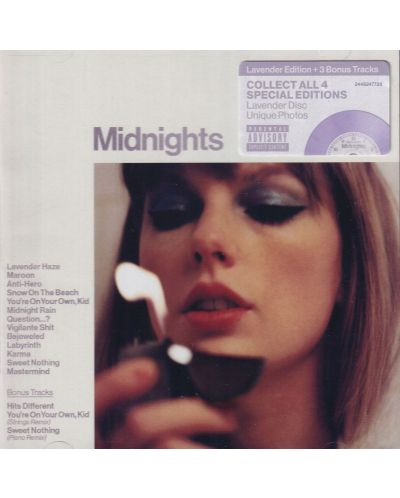 Taylor Swift - Midnights, Lavender Edition (CD) - 1