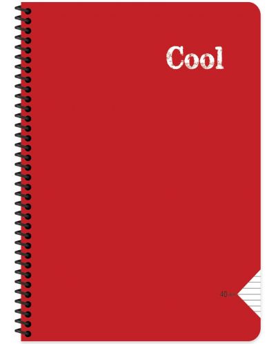 Caiet Keskin Color - Cool, A4, linii late, 72 de foi, asortiment - 3