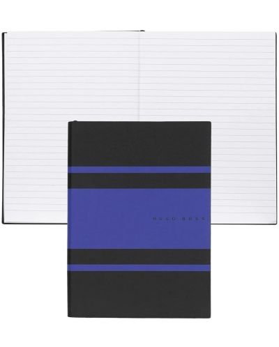 Caiet Hugo Boss Gear Matrix - A5, cu linii, albastru - 2