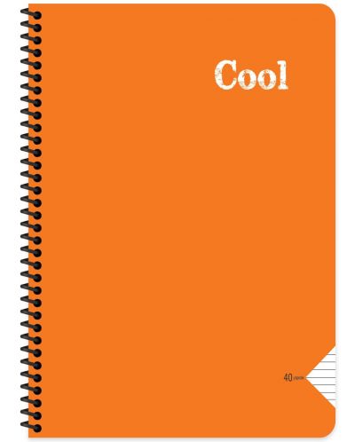 Caiet Keskin Color - Cool, A4, linii late, 72 de foi, asortiment - 8