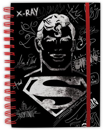 Carnețel ABYstyle DC Comics: Superman - Graphic, със спирала, format  A5 - 1
