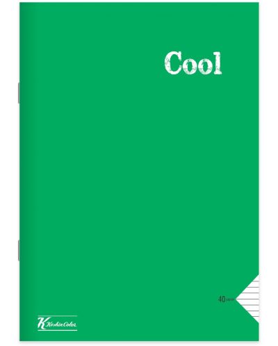 Caiet Keskin Color - Cool, A4, 80 de foi, rânduri largi, asortiment - 2