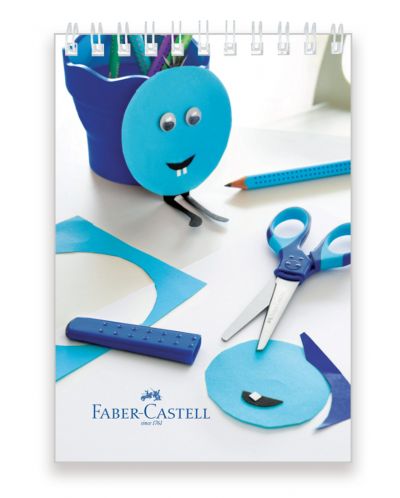 Carnetel  Faber-Castell A6 - 40 file spirala, sortiment - 3