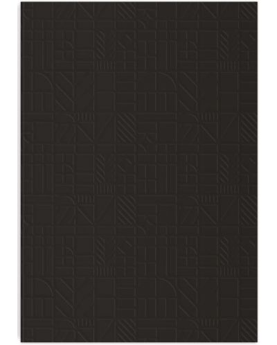Caiet Liberty Tudor - A5, negru, reliefat - 3