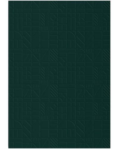 Caiet Liberty Tudor - A5, verde, reliefat - 3