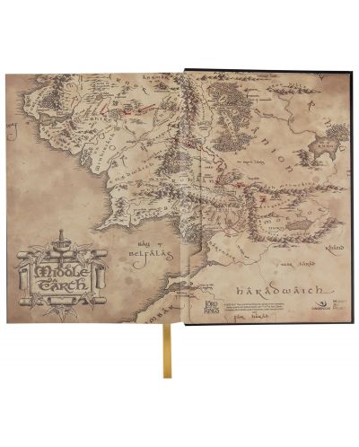 Caiet CineReplicas Movies: The Lord of the Rings - Middle Earth Map - 2