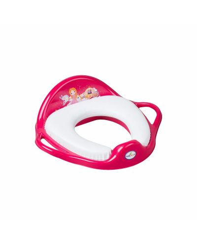 Scaun moale pentru toaletă Tega Baby - Princess, roz - 1