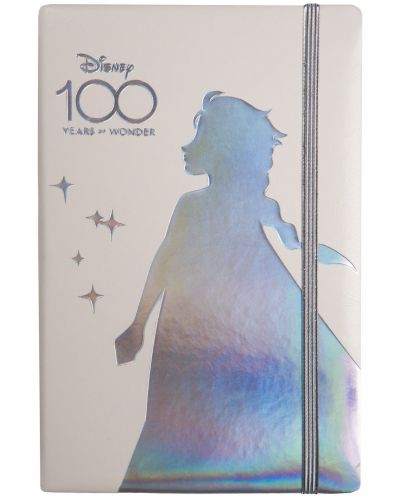 Caiet cu bandă elastică Cool Pack Opal - Disney 100, Frozen, A5, 80 de foi - 1