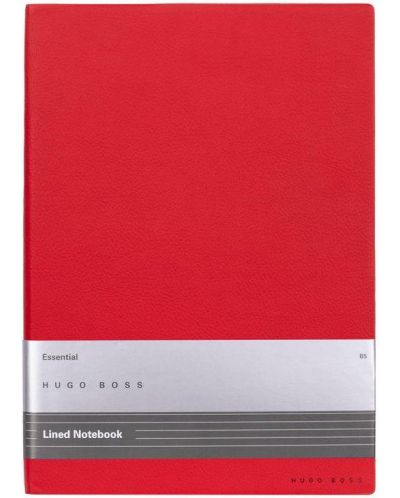 Caiet Hugo Boss Essential Storyline - B5, cu linii, roșu - 1