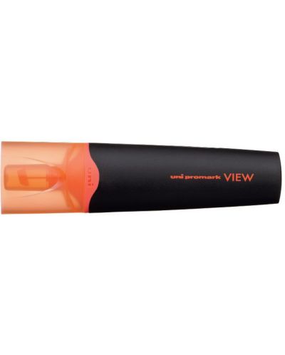Marker de text Uni Promark View - USP-200, 5 mm, portocaliu fluorescent - 1