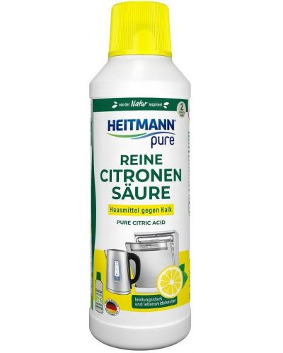 Acid citric lichid Heitmann - Pure, 500 ml - 1