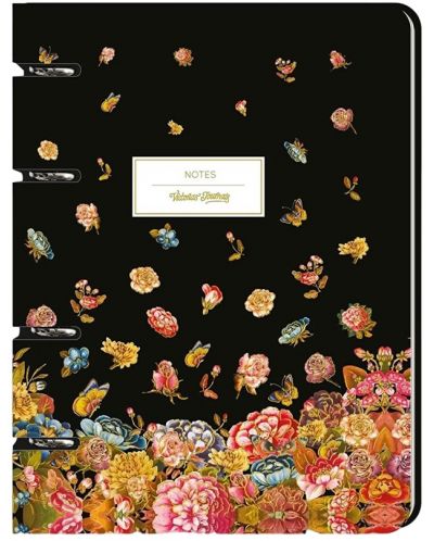 Carnețel Victoria's Journals Summer Florals - А5, 80 de coli, punctate - 1