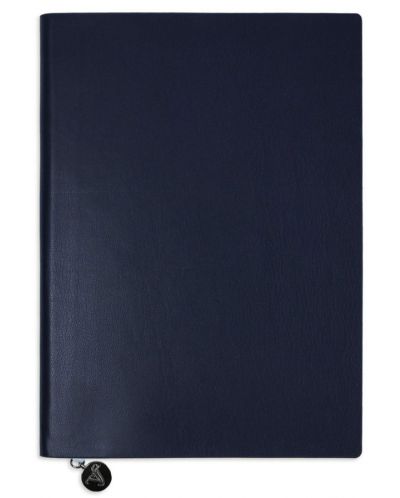 Caiet Victoria's Journals Smyth Flexy - Albastru închis, copertă plastică, 96 de foi, format A5 - 1