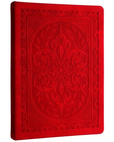 Carnețel Victoria's Journals Old Book - А5, roșu - 2