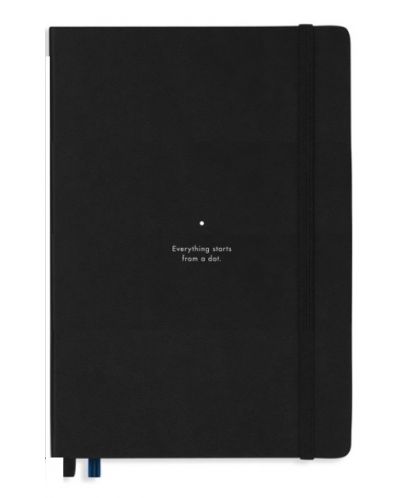 Caiet agenda Leuchtturm1917 Bauhaus 100 - А5, negru, linii punctate - 2