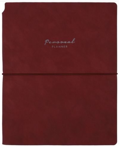 Caiet Victoria's Journals Kuka - Burgund, copertă plastică, 96 de foi, format B5 - 1