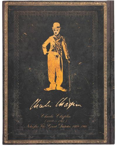 Carnețel Paperblanks - Celebrating C.Chaplin, 18 х 23 cm, 72  pagini - 3