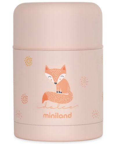 Termos pentru mâncare Miniland - Candy, 600 ml, roz - 1