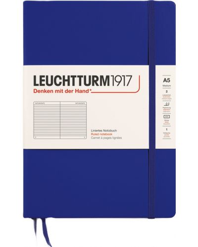 Caiet Leuchtturm1917 New Colours - A5, liniat, Ink - 1