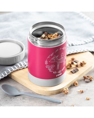 Cutie termică pentru depozitarea alimentelor Reer - roz, 300 ml  - 5