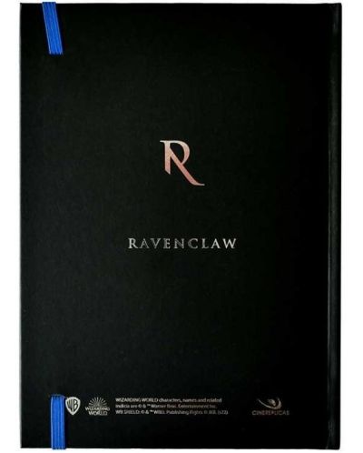 Caiet cu semn de cărți CineReplicas Movies: Harry Potter - Ravenclaw, А5 - 5