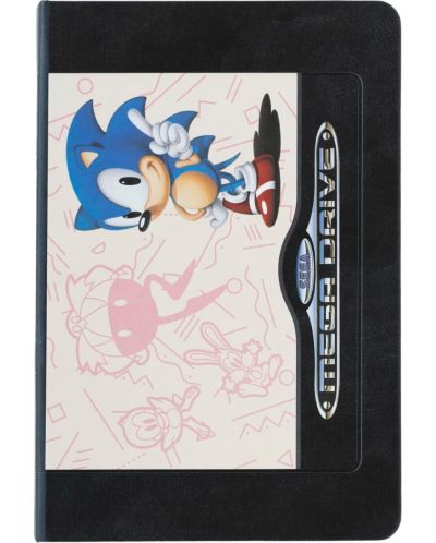 Carnet de notițe Erik Games: Sonic the Hedgehog - Cartuș, format A5 - 1