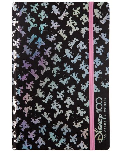 Caiet de notițe cu bandă elastică Cool Pack Opal - Disney 100, Mickey Mouse, A5, 80 de foi - 1