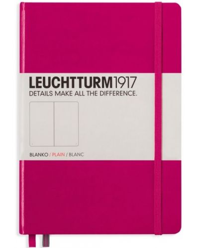 Agenda Leuchtturm1917 Notebook Medium  A5 - Roz, pagini punctate - 1