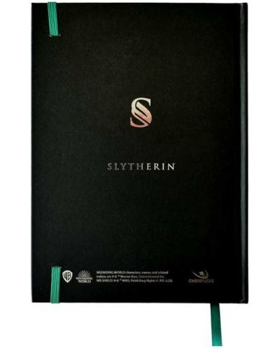 Caiet cu despărțitor de cărți CineReplicas Movies: Harry Potter - Slytherin, А5 - 5