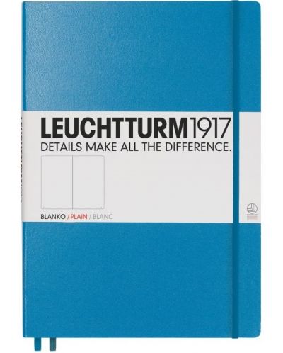 Agenda Leuchtturm1917 Notebook Medium А5 -  Albastru deschis, pagini albe - 1