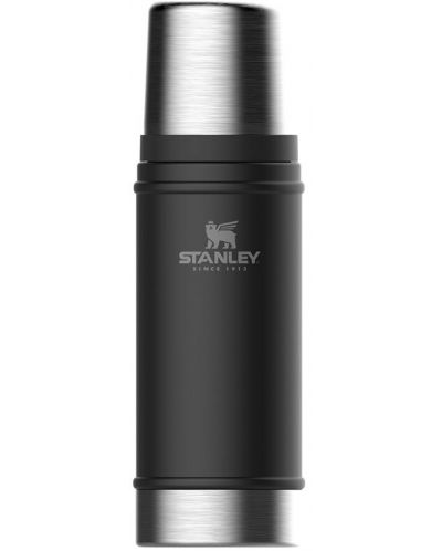 Sticla termica Stanley - The Legendary, Matte Black Pebble, 0.47 l - 1