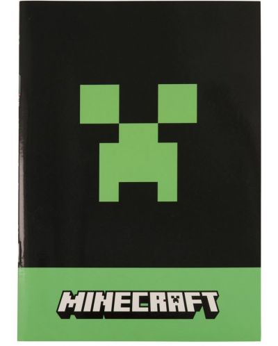 Caiet de notițe Graffiti Minecraft - Greeper, A5, pătrate mici - 1