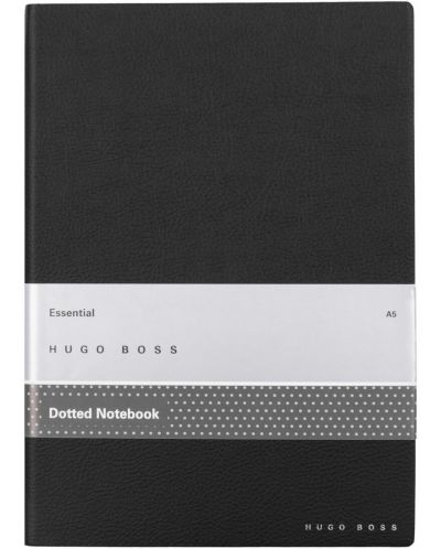 Caiet Hugo Boss Essential Storyline - A5, pagini punctate, negru - 1